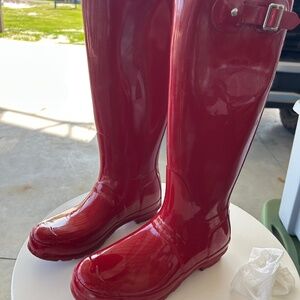 Red Hunter Rain Boots